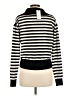 Pink Rose Stripes Ivory Pullover Sweater Size M - photo 2