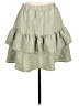Shein 100% Polyester Solid Green Casual Skirt Size 12 - photo 1