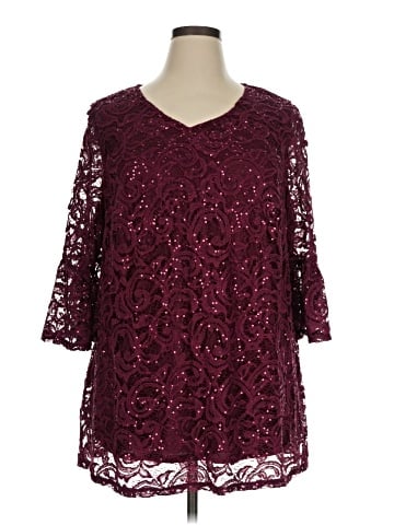 Catherines 3/4 Sleeve Blouse (view 1)