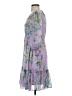Taylor 100% Polyester Floral Purple Cocktail Dress Size 4 - photo 5