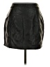 Express 100% Polyester Black Faux Leather Skirt Size 4 Petite - photo 2