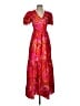 1.State Paisley Red Pink Cocktail Dress Size S - photo 1