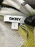 DKNY 100% Polyester Print Green 3/4 Sleeve Blouse Size L - photo 7
