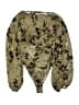 Zara Camo Gold Long Sleeve Blouse Size S - photo 1