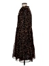 J.Crew 100% Polyester Animal Print Brown Casual Dress Size S (tall) - photo 5