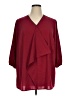 Catherines Burgundy 3/4 Sleeve Blouse Size 1X - photo 1