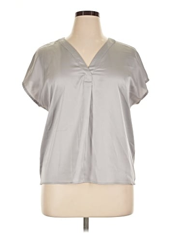 Ann Taylor Short Sleeve Blouse (view 1)