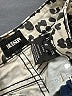Hudson Animal Print Blue Denim Shorts Size 8 - photo 3
