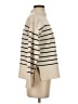 Zara Stripes Ivory Turtleneck Sweater Size S - photo 4