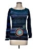 Desigual 100% Cotton Blue Pullover Sweater Size M - photo 1