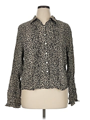 Live A Little Long Sleeve Blouse (view 1)