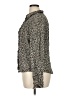 Live A Little Animal Print Black Long Sleeve Blouse Size XL - photo 5