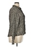 Live A Little Animal Print Black Long Sleeve Blouse Size XL - photo 4