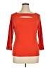 PREMISE Orange 3/4 Sleeve Top Size XL - photo 1