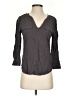 Gap Outlet 100% Rayon Gray 3/4 Sleeve Blouse Size S - photo 1