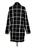 Love Scarlett Checkered-gingham Color Block Plaid Black Cardigan Size L - photo 2