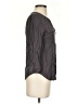 Gap Outlet 100% Rayon Gray 3/4 Sleeve Blouse Size S - photo 4