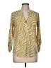 MICHAEL Michael Kors Gold 3/4 Sleeve Blouse Size M - photo 1