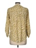 MICHAEL Michael Kors Gold 3/4 Sleeve Blouse Size M - photo 2