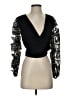 Cato 100% Polyester Black Long Sleeve Blouse Size XS - photo 1