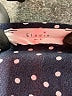 Elodie 100% Polyester Polka Dots Blue Short Sleeve Blouse Size S - photo 7