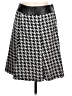 Sunny Leigh Houndstooth Black Casual Skirt Size 10 - photo 1