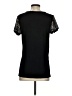 DKNY 100% Polyester Black Short Sleeve Blouse Size XS - photo 2