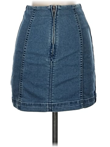 Free People Denim Skirt (view 2)