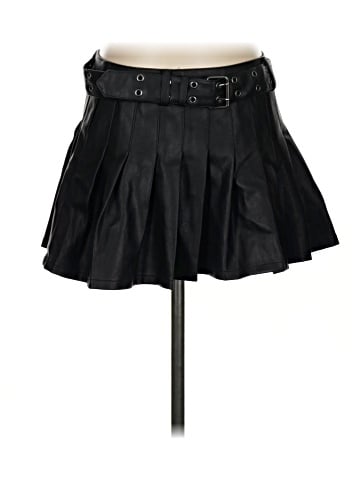 Current Mood Faux Leather Skirt (view 1)