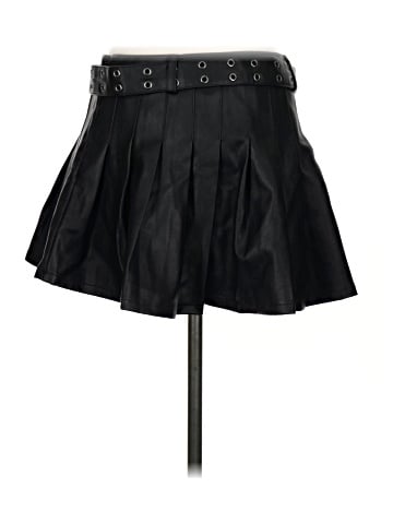 Current Mood Faux Leather Skirt (view 2)