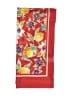Echo 100% Cotton Floral Red Scarf One size - photo 2