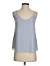 ASOS 100% Polyester Gray Sleeveless Blouse Size 4 - photo 1