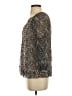 Joie 100% Silk Gray Long Sleeve Silk Top Size XXS - photo 5