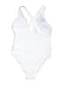 Assorted Brands Solid White One Piece Swimsuit Size L - photo 2