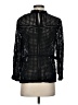 Point Sur Black Long Sleeve Blouse Size 4 - photo 2