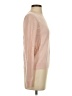 Uniqlo 100% Cashmere Color Block Pink Cashmere Pullover Sweater Size XS - photo 4