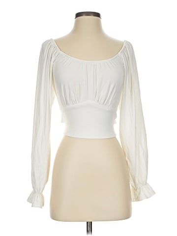 Listicle Long Sleeve Blouse (view 1)