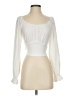 Listicle Ivory Long Sleeve Blouse Size S - photo 1