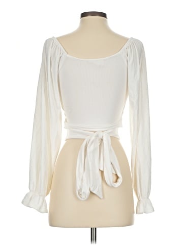 Listicle Long Sleeve Blouse (view 2)