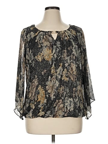 Sara Michelle 3/4 Sleeve Blouse (view 1)