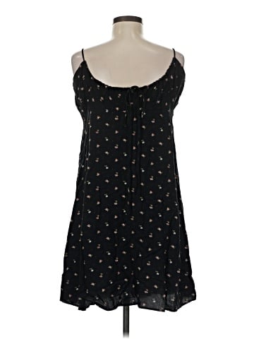 Madewell Tie-Back Button-Front Mini Dress in Geodot Floral (view 2)