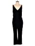 Banana Republic 100% Polyester Solid Black Jumpsuit Size 6 - photo 1