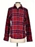 L.L.Bean 100% Cotton Plaid Red Long Sleeve Button-Down Shirt Size XS - photo 1
