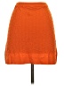 Zara Solid Orange Casual Skirt Size S - photo 2
