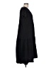 Zara Solid Black Casual Dress Size L - photo 4