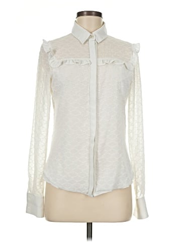 Anne Fontaine Long Sleeve Blouse (view 1)