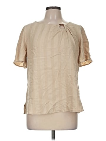 JM Collection Short Sleeve Blouse (view 1)