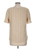 JM Collection Tan Short Sleeve Blouse Size M - photo 2