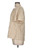 JM Collection Tan Short Sleeve Blouse Size M - photo 5