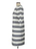 Talbots Stripes Gray Casual Dress Size 12 - photo 5